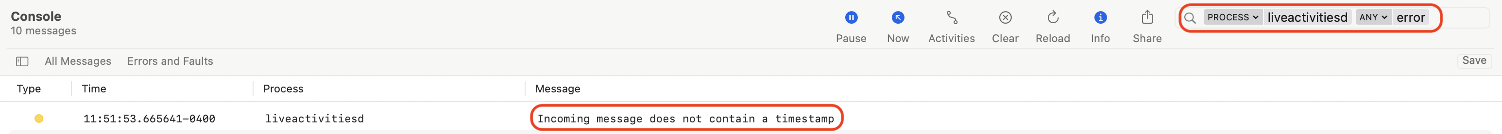 &ldquo;timestamp type&rdquo;